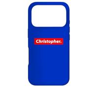 Christopher Name Streetwear Gear For Dads Named Chris Case for iPhone 17 Pro