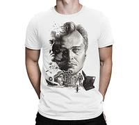 Christopher Nolan Art T-Shirt Interstellar Dunkirk Tee Men's White