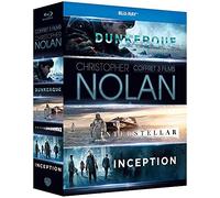 Christopher Nolan - Coffret 3 films : Inception + Interstellar + Dunkerque [Blu-ray + Digital HD]