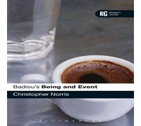 Christopher Norris Badiou's 'Being & Event' Hardcover Book Christopher Norris Multicolor