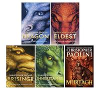 Christopher Paolini The Inheritance Cycle Series 5 Books Collection Set (Eragon, Eldest, Brisingr, Inheritance & Murtagh)