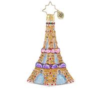 Christopher Radko Hand-Crafted European Glass Christmas Decorative Ornament, Paris is Sweet Gem