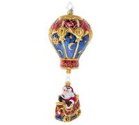 Christopher Radko Hand-Crafted European Glass Christmas Tree Decoration Sleigh Ornament, Among The Stars