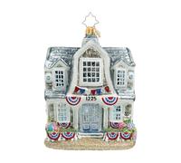 Christopher Radko Home is Where The Shore is Glass Christmas Ornament