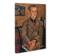 Christopher Wood Constant Lambert Canvas Print | Gallery Wrapped 30mm Frame Wall Art | 20x14 inches | Ready to Hang | Modern Landscape Picture | Living Room Bedroom Lounge Office