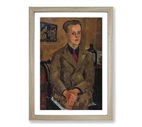 Christopher Wood Constant Lambert Framed Print | A2 Oak Framed Wall Art | Ready to Hang | Modern Nature Picture | Living Room Bedroom Lounge Office