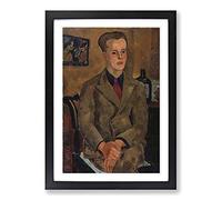 Christopher Wood Constant Lambert Framed Print | A2 Oak Framed Wall Art | Ready to Hang | Modern Nature Picture | Living Room Bedroom Lounge Office