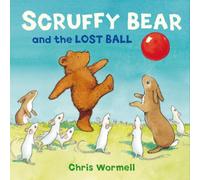 Christopher Wormell Scruffy Bear & the Lost Ball Paperback Book Christopher Wormell Multicolor