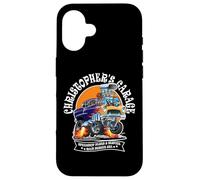 Christopher's Garage Hotrod Car Design for Name Christopher Case for iPhone 16
