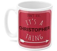 Christopher's Mug, It's a Christopher Thing, (Deep Red)