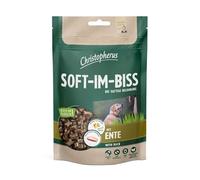 Christopherus Soft-Im-Biss Premium Dog Treats with Duck, Grain-Free Reward, Rich in Meat, 2 x 125 g