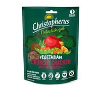 Christopherus Vegetarian Crunchy Cracker, Apple with Lentils, Grain-Free Dog Snack, 125 g