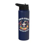 Christos Anesti Alethos O Kyrios Orthodox Easter Pascha Stainless Steel Insulated Water Bottle