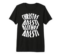 Christos Anesti Alithos Anesti Pascha Gr aster Premium T-Shirt