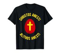 Christos Anesti Alithos Anesti Tsougrisma Greek Easter T-Shirt