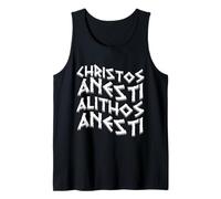 Christos Anesti Alithos Anesti Tsougrisma Gr aster Tank Top