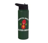Christos Anesti Paschal Greeting Passover Gr aster Stainless Steel Insulated Water Bottle