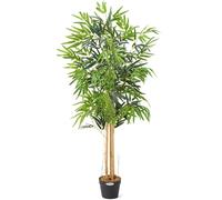 Christow Artificial Bamboo Plant Large Potted Home Office Decoration | Size: 5ft Christow Multicolor 5ft
