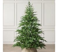Christow Artificial Christmas Tree Realistic Nordmann Fir With Stand
