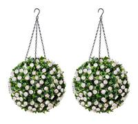 Christow Artificial Rose Topiary Balls