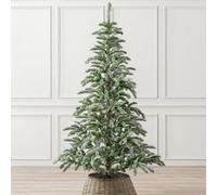 Christow Christmas Artificial Alpine Flocked Fir Tree