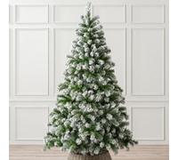 Christow Christmas Artificial Snowy Spruce Tree