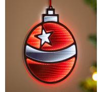 Christow Christmas Bauble Infinity Light