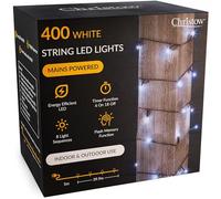 CHRISTOW Christmas Fairy Lights, 400 LEDs, 40m Lit Length, White