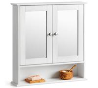 Christow Double Mirrored Bathroom Storage Cabinet