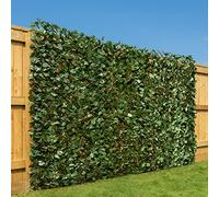 CHRISTOW Expanding Artificial Trellis, Ivy Leaf Hedge, 1m x 1-2m, 4 Pack