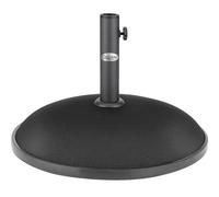 Christow Garden Parasol Base 25kg Round Weighted Patio Umbrella Sun Shade Stand in Black Christow Black