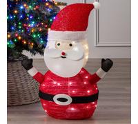 Christow Pop Up LED Christmas Decoration Light Up Santa Battery Operated Christow Multicolor