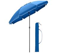 Christow Portable Beach Parasol With Tilting Function