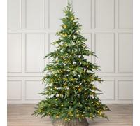 Christow Pre-Lit Christmas Tree 8Ft With Dual-Colour Led Lights