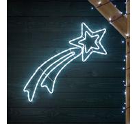 Christow Shooting Star Christmas Light Xmas Decoration Flashing LED Indoor Outdoor L107cm in Cool White Christow Cool White