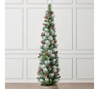 Christow Slim Artificial Snow Cone Berry Tree