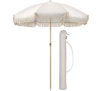Christow Tassel Parasol With Tilt Function