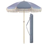 Christow Tassel Parasol With Tilt Function