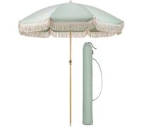 Christow Tassel Parasol With Tilt Function