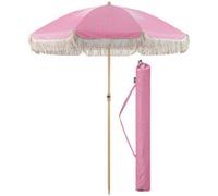 Christow Tassel Parasol With Tilt Function