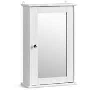 Christow Wall Mounted Bathroom Mirror Single Door Cabinet