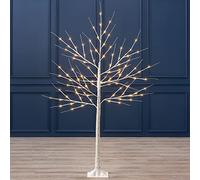 Christow White Birch Tree with Lights, 5ft
