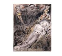 Christ's troubled sleep Paradise William Blake Art Prints on Canvas Classic Art Prints Wall Decor Famous Paintings William Blake Inspiring Living Room Bedroom Artwork 40x30cm(16x12in) poster