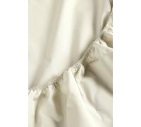 Christy 200TC Organic Double Fitted Sheet | Hazelnut Beige | 100% Certified Organic Cotton Bedding | Super Soft and Smooth Bed Linen