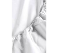 Christy 200TC Organic Single Fitted Sheet | Classic White | 100% Certified Organic Cotton Bedding | Super Soft and Smooth Bed Linen