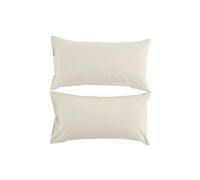 Christy 200Tc 100% Organic Cotton King Pillowcase Pair In Beige Beige One Size