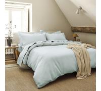 Christy 200TC Organic King Duvet Cover Set | Duck Egg Green | 100% Certified Organic Cotton Bedding | Super Soft and Smooth Bed Linen