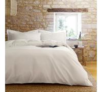Christy 200TC Organic Single Duvet Cover Set | Ivory Off-White | 100% Certified Organic Cotton Bedding | Super Soft and Smooth Bed Linen