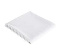 Christy 200TC Organic Single Flat Sheet | Classic White | 100% Certified Organic Cotton Bedding | Super Soft and Smooth Bed Linen