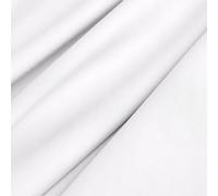 Christy 200TC Organic Super King Fitted Sheet | Classic White | 100% Certified Organic Cotton Bedding | Super Soft and Smooth Bed Linen